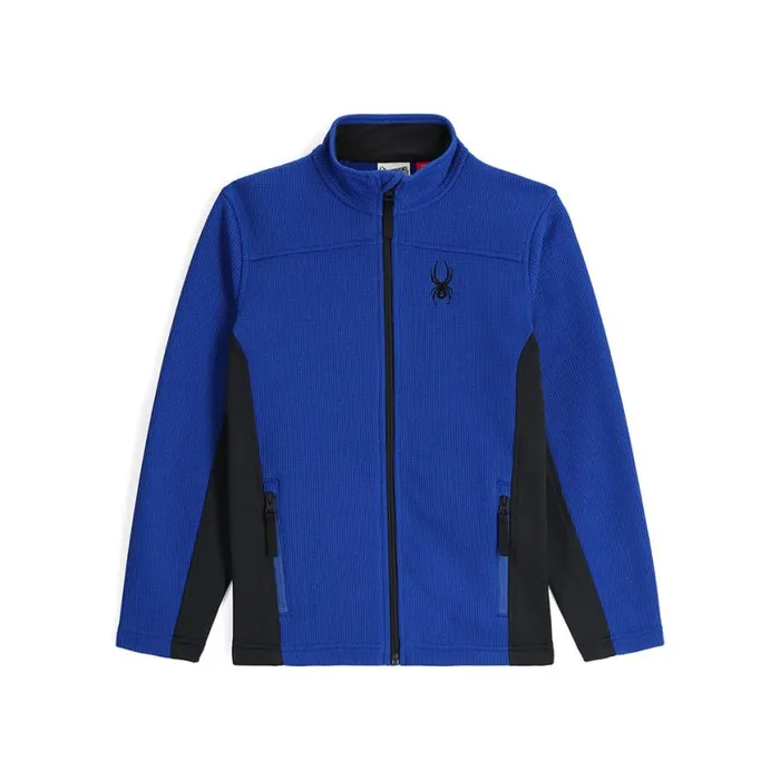 Kids Bandit Full Zip Electric Blue Spyder Fleece