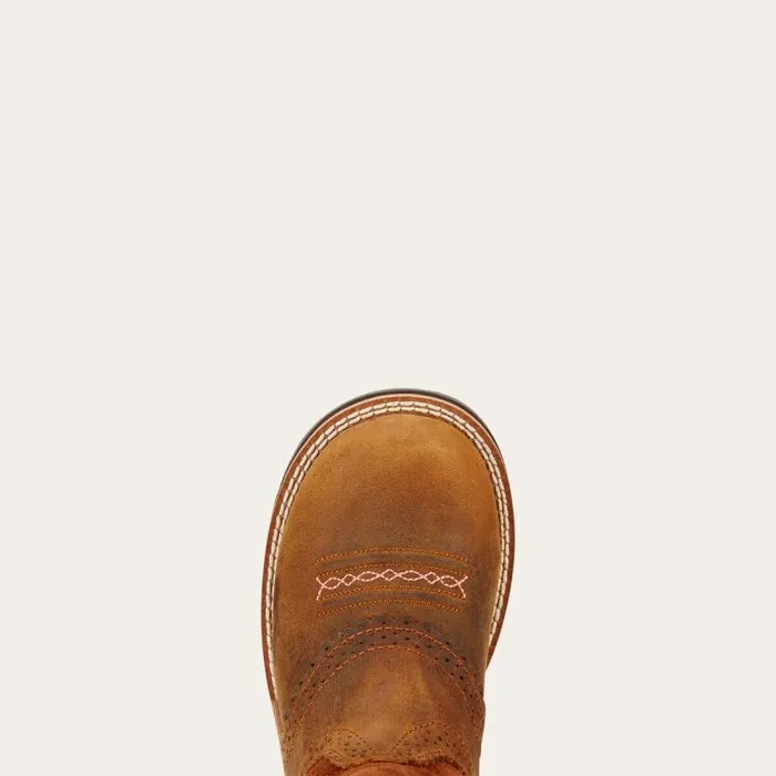 Kids Big Kids039 Footwear Ariat Fatbaby Cowgirl Western Boot Powder Brown
