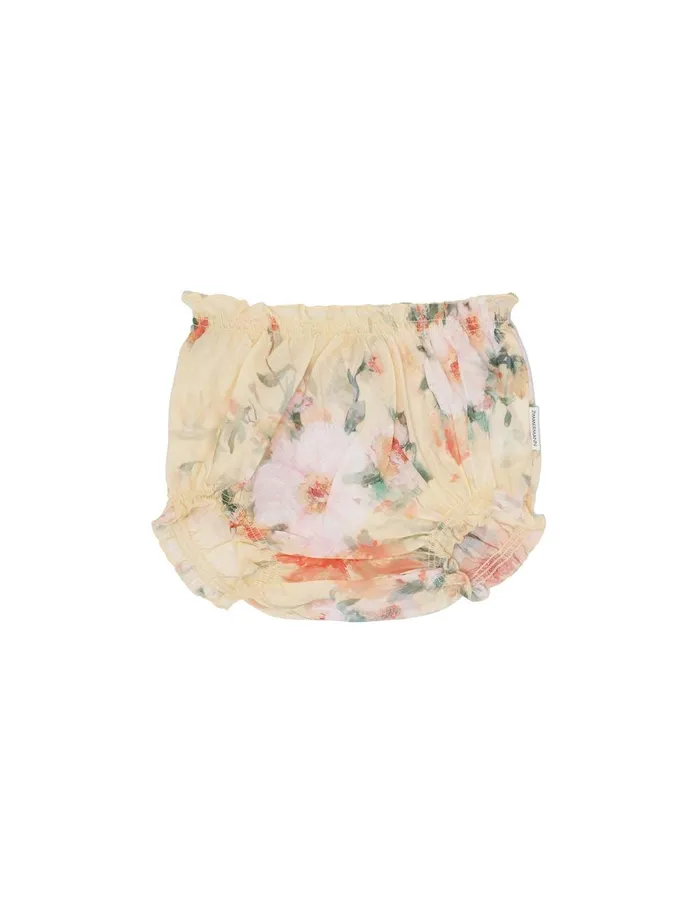 Kids Clothing Zimmermann Everley Bloomer Yellow Watercolour Floral