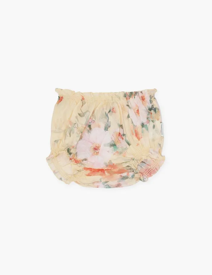 Kids Clothing Zimmermann Everley Bloomer Yellow Watercolour Floral