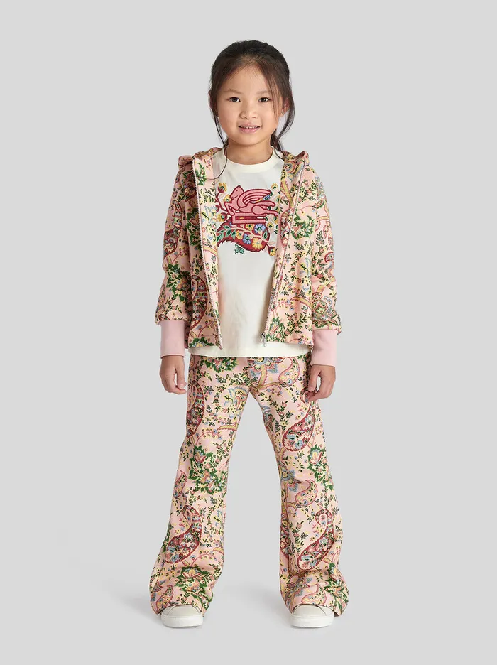 Kids Etro Topwear Floral Sweatshirt For Children Multicolour Kids Etro Topwear Floral Sweatshirt For Children Multicolour