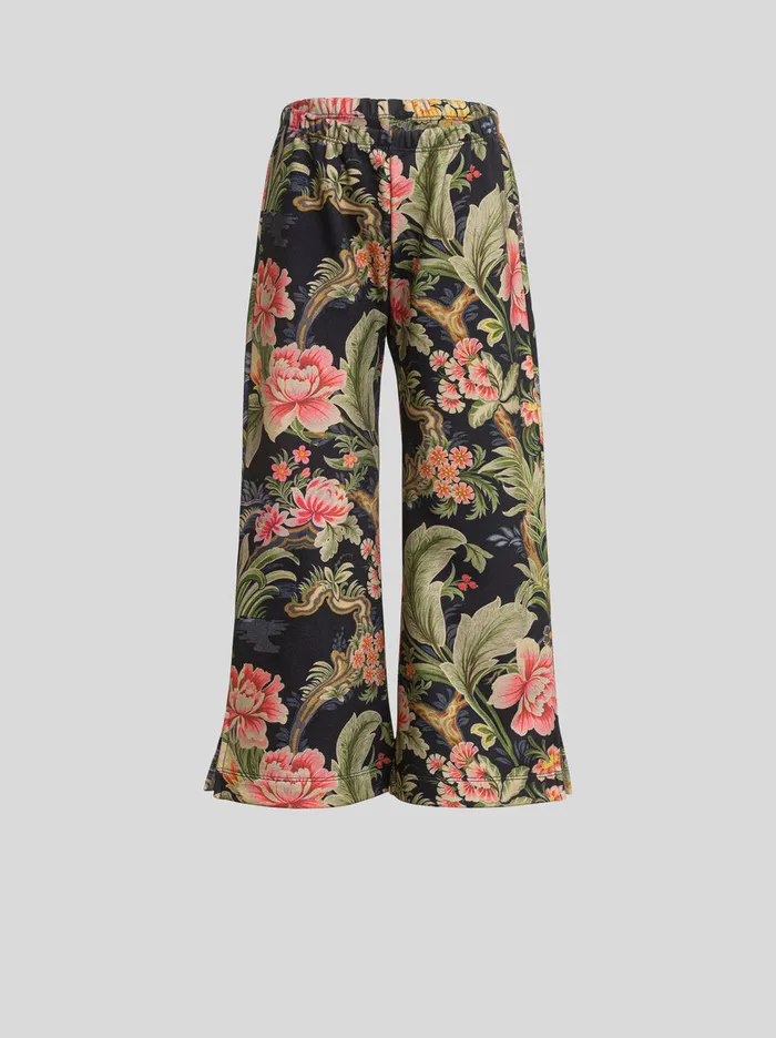 Kids Etro Trousers Shorts And Skirts Floral Trousers For Children Navy Blue Kids Etro Trousers Shorts And Skirts Floral Trousers For Children Navy Blue