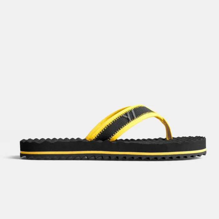 Kids Footwear Men James Perse YOSEMITE Sport Flip Flop Kids Blackyellow