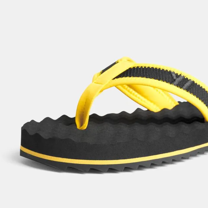 Kids Footwear Men James Perse YOSEMITE Sport Flip Flop Kids Blackyellow