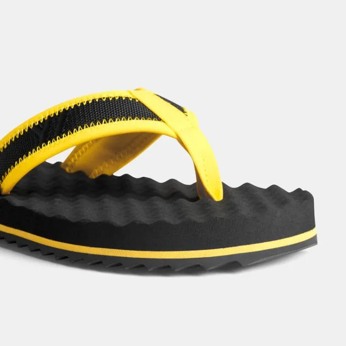 Kids Footwear Men James Perse YOSEMITE Sport Flip Flop Kids Blackyellow
