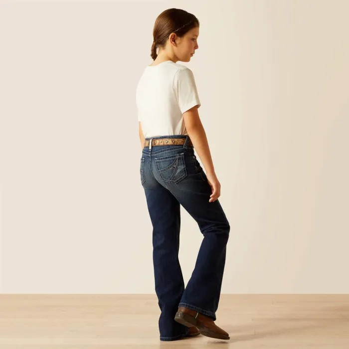 Kids Jeans Ariat Ariana Boot Cut Pacific Kids Jeans Ariat Ariana Boot Cut Pacific