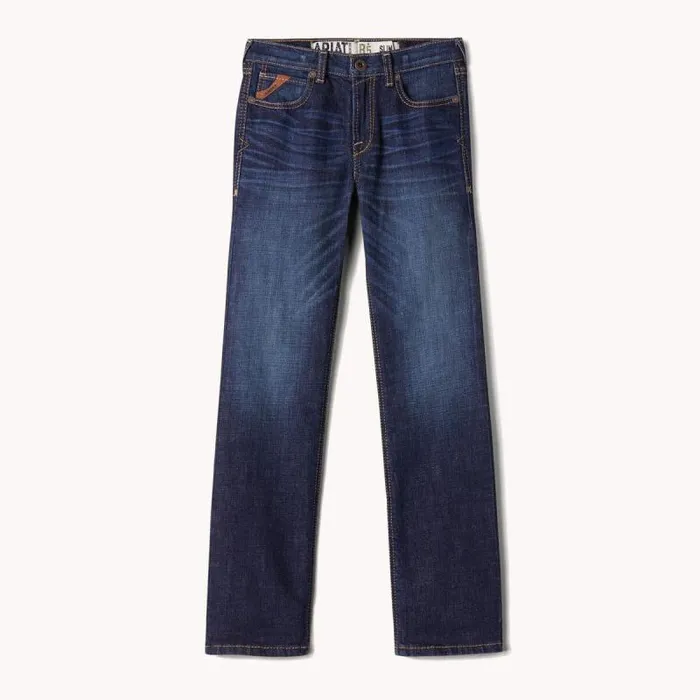 Kids Jeans Ariat B5 Slim Hansen Straight Jean Mineral Blue Kids Jeans Ariat B5 Slim Hansen Straight Jean Mineral Blue