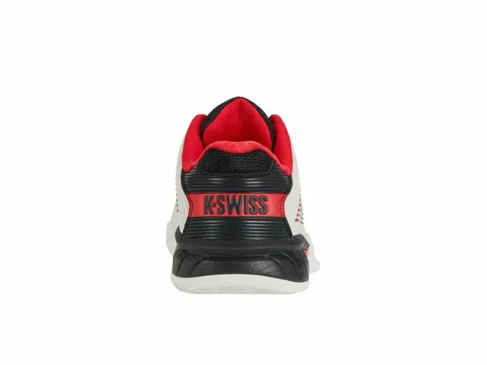 Kids KSwiss Teens 816 Years HYPERCOURT EXPRESS 2 Bright Whitestretch Limohigh Risk Red