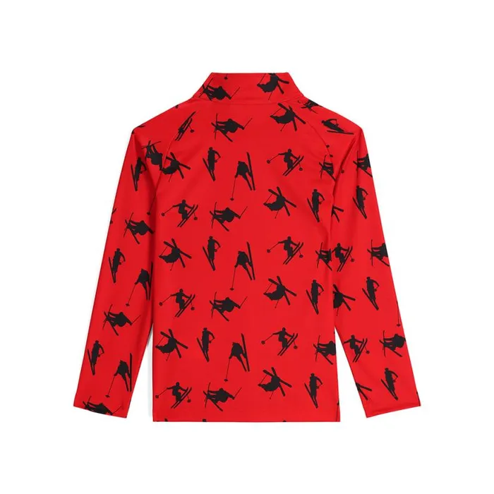 Kids Ski Day Half Zip Volcano Spyder Fleece