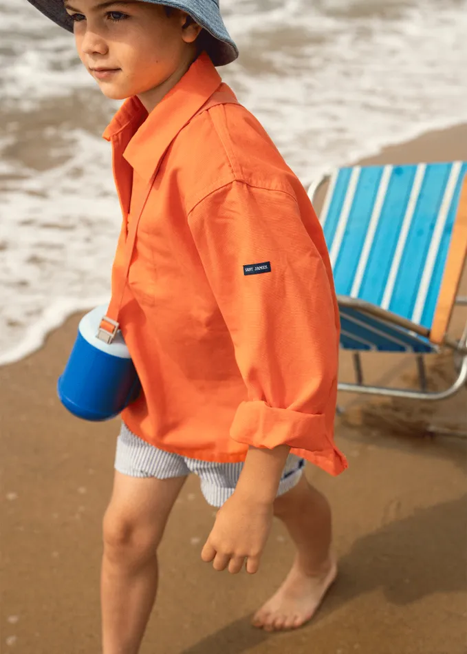 Kids Summer Collection Saint James NEMO KIDS Neon Orange