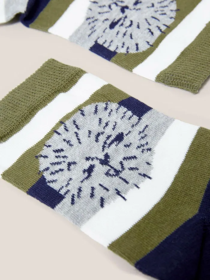 Kids White Stuff Socks Lion Socks Green Multi Kids White Stuff Socks Lion Socks Green Multi