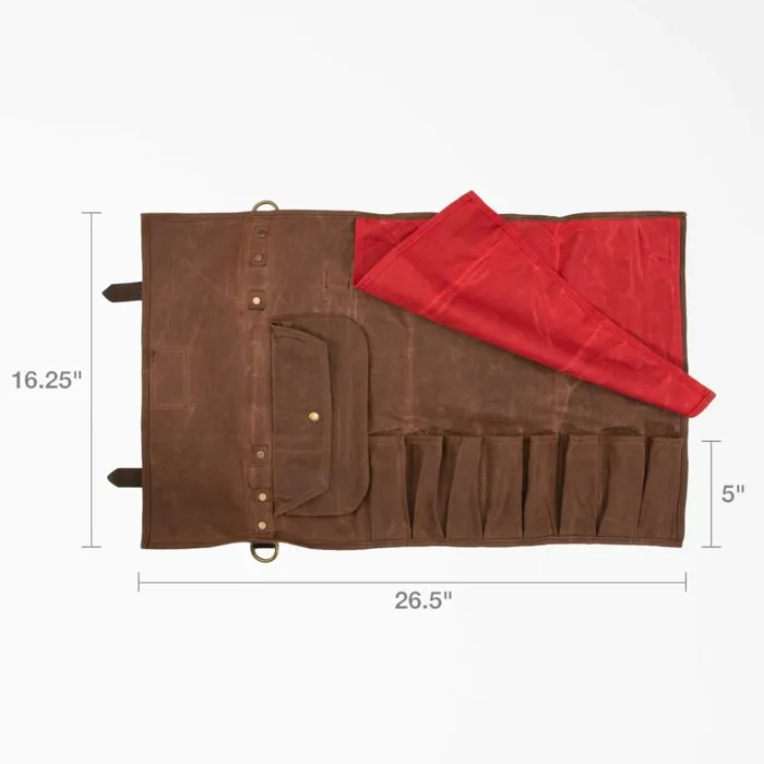 Knife Storage Roll Organizer Pecan Brown Pecan Brown pc Men Dickies Tool Bags Knife Storage Roll Organizer Pecan Brown Pecan Brown pc Men Dickies Tool Bags
