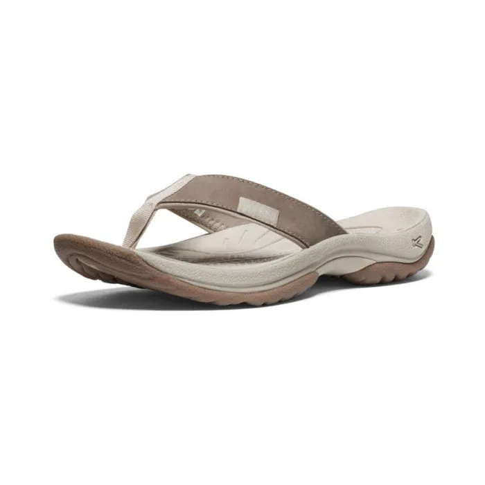 Kona Flip BrindleSilver Birch Leather FlipFlop Women KEEN Casual Kona Flip BrindleSilver Birch Leather FlipFlop Women KEEN Casual