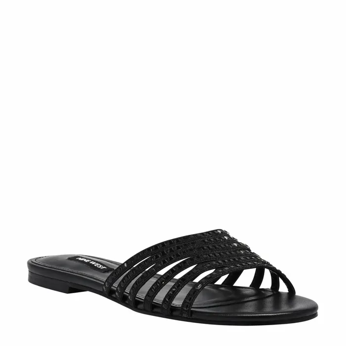 LACEE Black Multi Women Nine West Flats