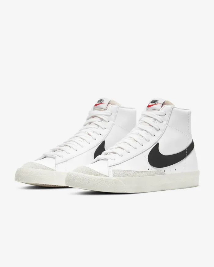 Lifestyle Men Nike Blazer Mid 03977 Vintage Whiteblack