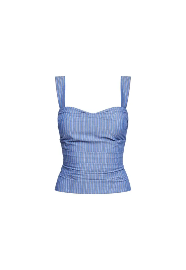 Lioness Fashion COBAIN CORSET Navy Stripe Women Sets and Coords Lioness Fashion COBAIN CORSET Navy Stripe Women Sets and Coords