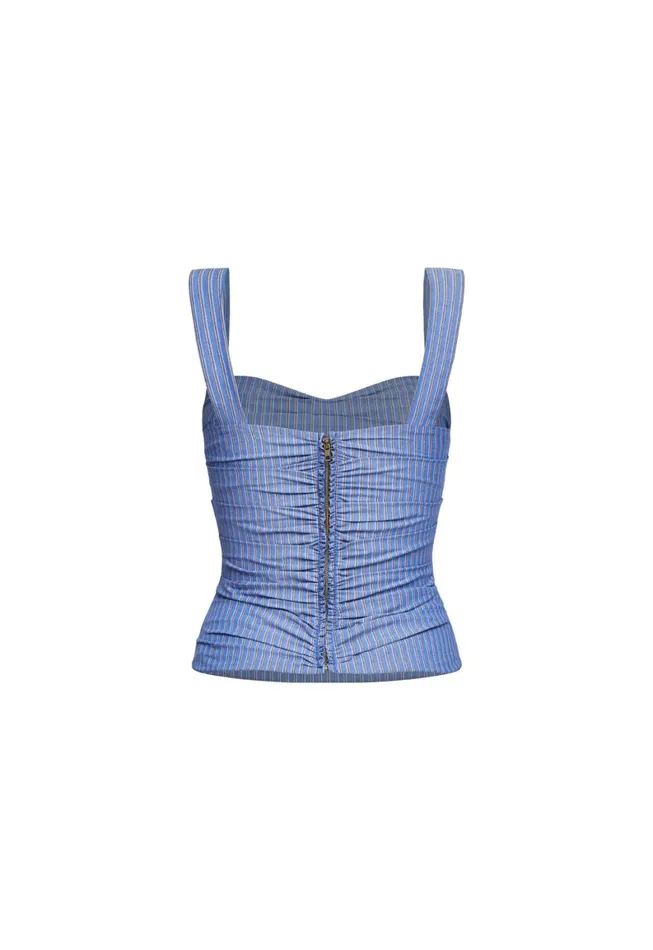 Lioness Fashion COBAIN CORSET Navy Stripe Women Sets and Coords Lioness Fashion COBAIN CORSET Navy Stripe Women Sets and Coords