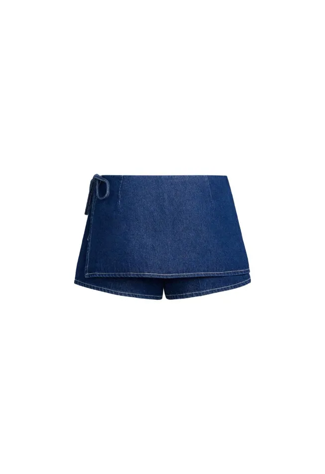 Lioness Fashion COUNTRYSIDE SKORT Blue Denim Women Skirts