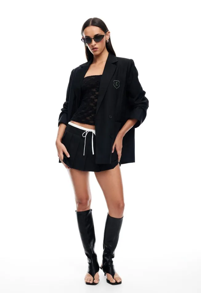 Lioness Fashion DYNASTY MINI SKORT Onyx Women Shorts