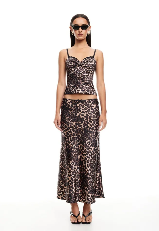 Lioness Fashion ENIGMATIC CAMI Leopard Women Sets and Coords