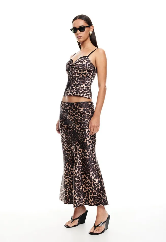 Lioness Fashion ENIGMATIC CAMI Leopard Women Sets and Coords Lioness Fashion ENIGMATIC CAMI Leopard Women Sets and Coords