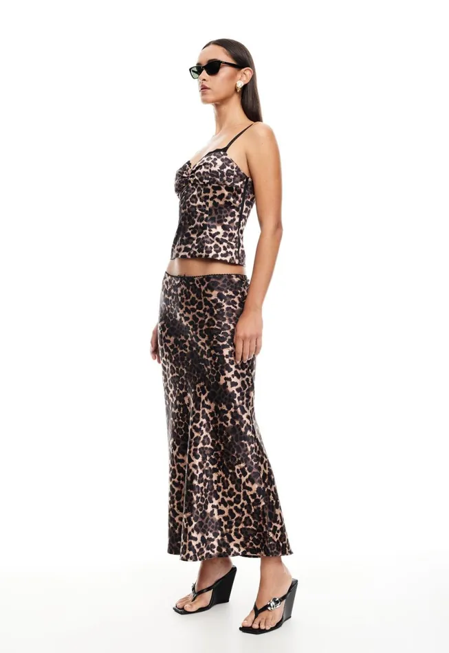 Lioness Fashion ENIGMATIC CAMI Leopard Women Sets and Coords Lioness Fashion ENIGMATIC CAMI Leopard Women Sets and Coords