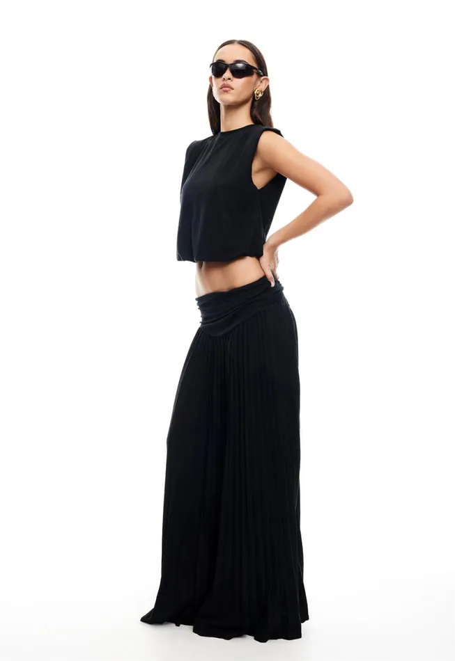 Lioness Fashion FIELD OF DREAMS MAXI SKIRT Onyx Women Skirts Lioness Fashion FIELD OF DREAMS MAXI SKIRT Onyx Women Skirts