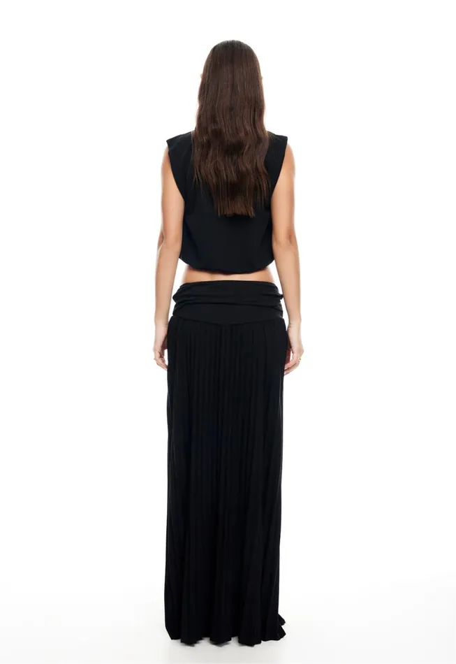 Lioness Fashion FIELD OF DREAMS MAXI SKIRT Onyx Women Skirts Lioness Fashion FIELD OF DREAMS MAXI SKIRT Onyx Women Skirts