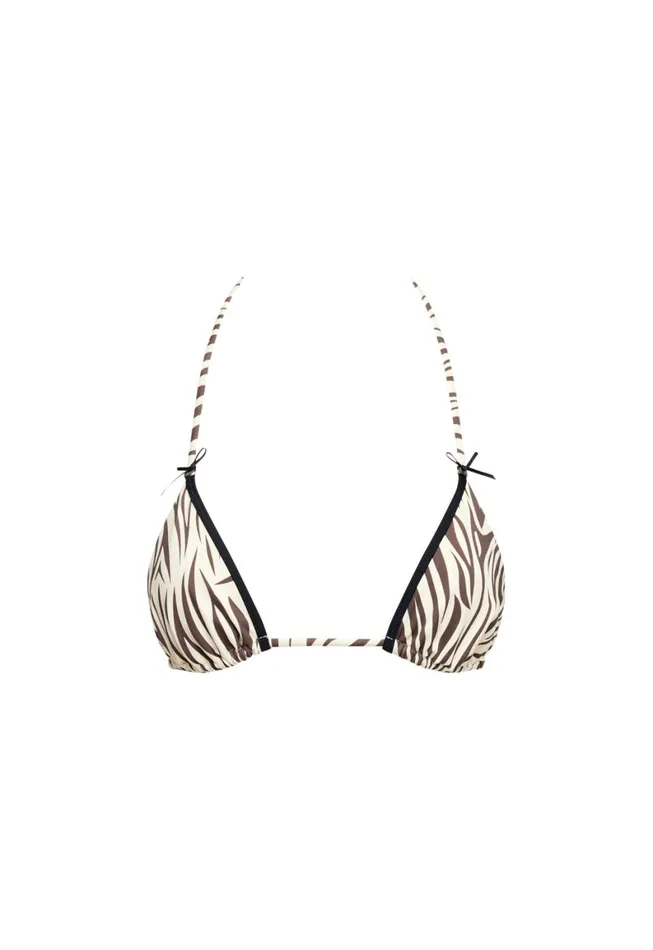 Lioness Fashion GISELE TIE TOP Zebra Women Tops