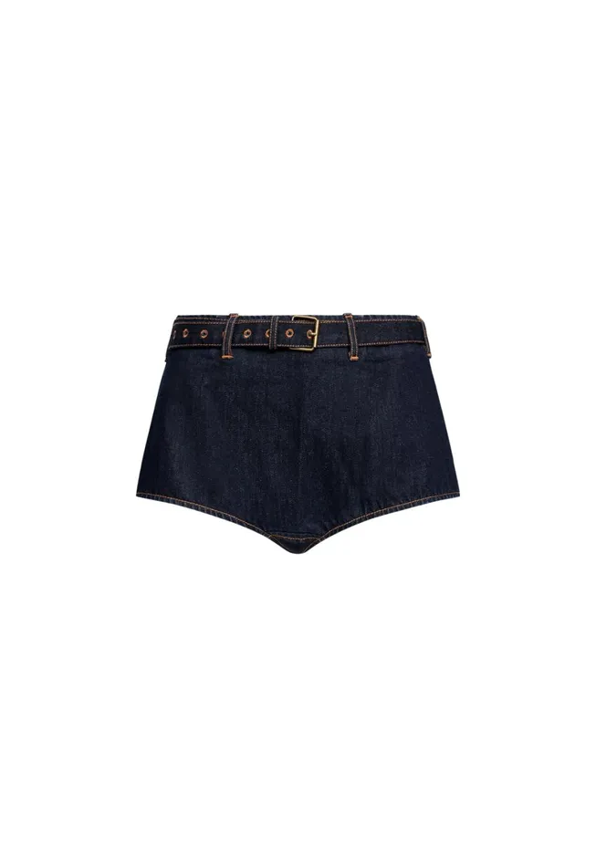 Lioness Fashion HALSTON BRIEFS Dark Denim Women Shorts Lioness Fashion HALSTON BRIEFS Dark Denim Women Shorts