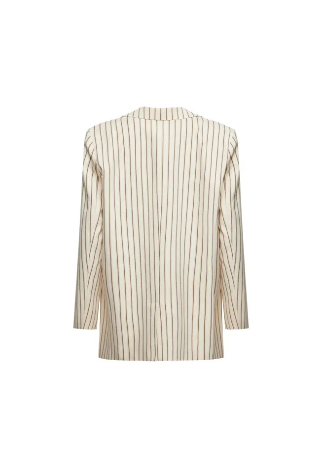 Lioness Fashion LES DEUX BLAZER Cream Stripe Women Sets and Coords Lioness Fashion LES DEUX BLAZER Cream Stripe Women Sets and Coords
