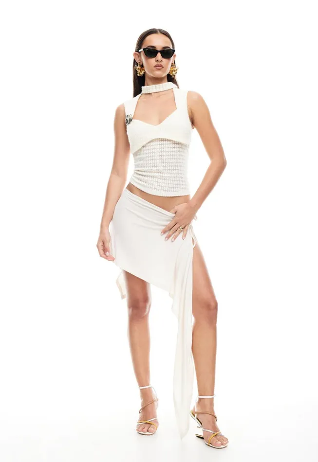 Lioness Fashion MOSS MIDI SKIRT Porcelain Women Swim