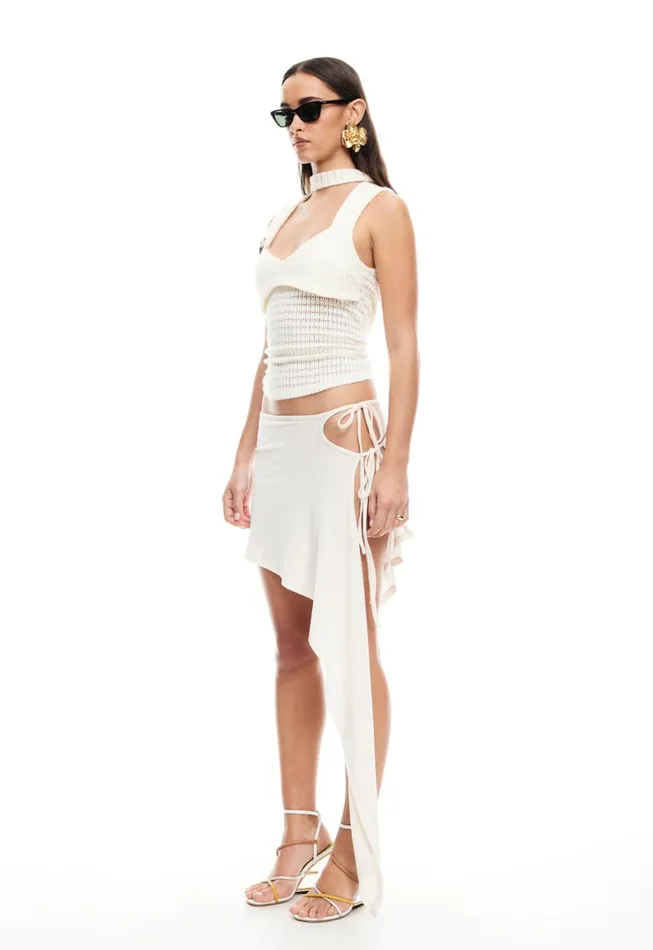 Lioness Fashion MOSS MIDI SKIRT Porcelain Women Swim Lioness Fashion MOSS MIDI SKIRT Porcelain Women Swim