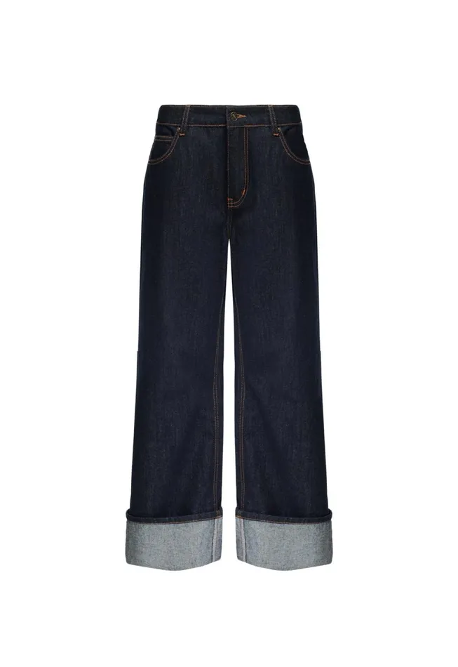 Lioness Fashion TOP MODEL CUFFED JEAN Dark Denim Women Denim Lioness Fashion TOP MODEL CUFFED JEAN Dark Denim Women Denim