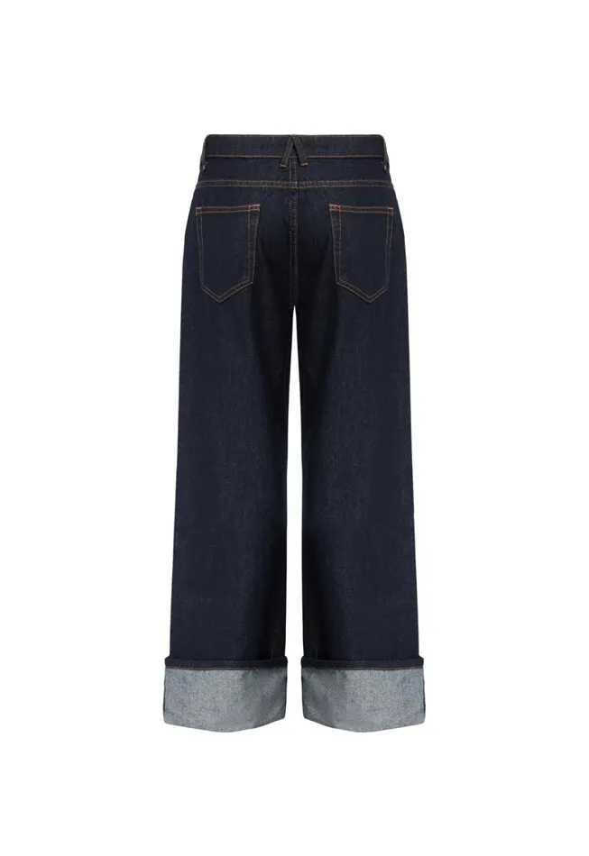 Lioness Fashion TOP MODEL CUFFED JEAN Dark Denim Women Denim Lioness Fashion TOP MODEL CUFFED JEAN Dark Denim Women Denim