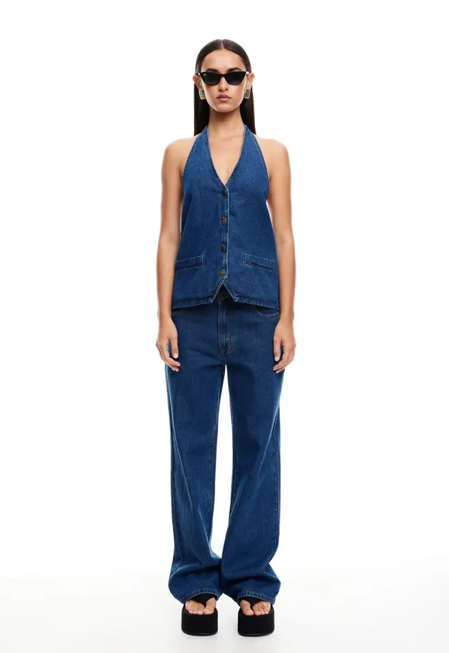 Lioness Fashion TOP MODEL JEAN Dark Denim Women Bottoms