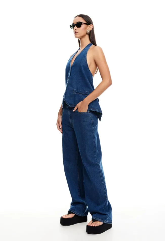 Lioness Fashion TOP MODEL JEAN Dark Denim Women Bottoms