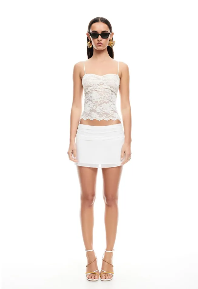 Lioness Fashion UNTAMED MINI SKIRT Ivory Women Skirts Lioness Fashion UNTAMED MINI SKIRT Ivory Women Skirts
