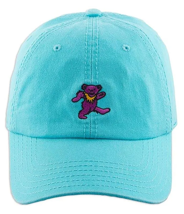 Liquid Blue Hats Accessories Tiny Purple Bear Dad Hat