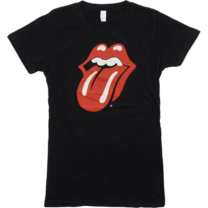 Liquid Blue Juniors Long Length Women Classic Tongue Black Juniors Long Length TShirt