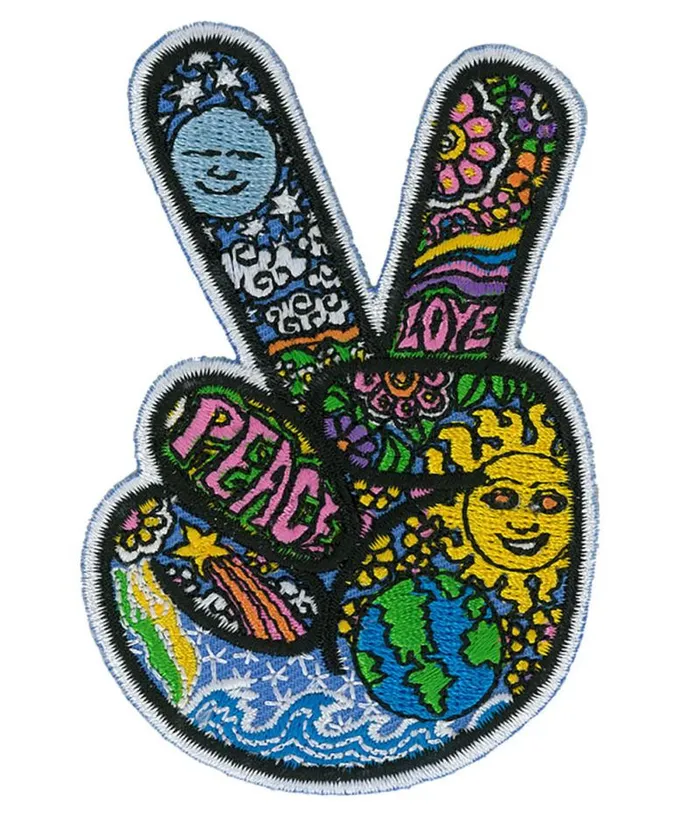 Liquid Blue Patches Accessories Dan Morris Peace Finger Patch