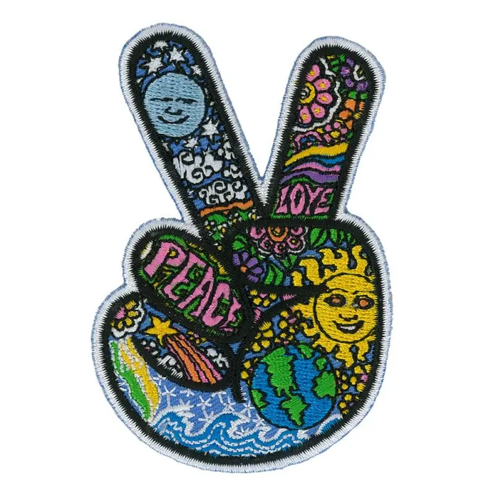 Liquid Blue Patches Accessories Dan Morris Peace Finger Patch
