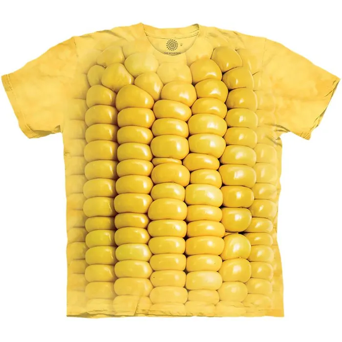 Liquid Blue TShirt Men Corn On The Cob Classic Cotton TShirt