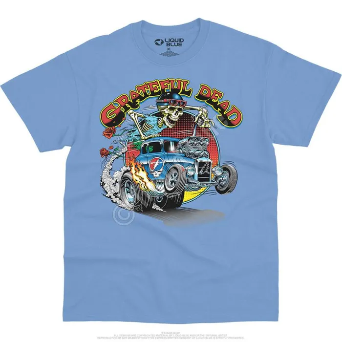Liquid Blue TShirt Men Steal Your Hot Rod TShirt