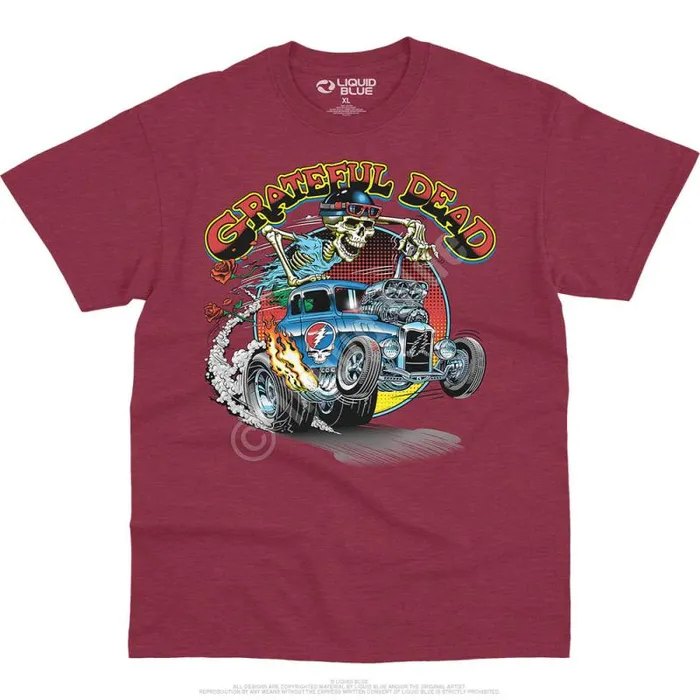 Liquid Blue TShirt Men Steal Your Hot Rod TShirt