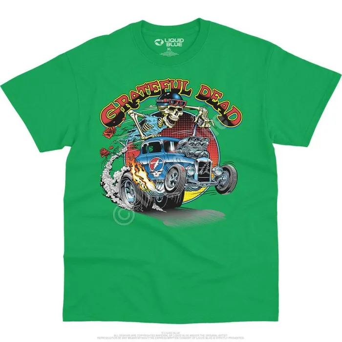 Liquid Blue TShirt Men Steal Your Hot Rod TShirt