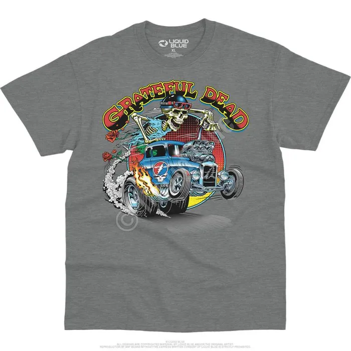 Liquid Blue TShirt Men Steal Your Hot Rod TShirt