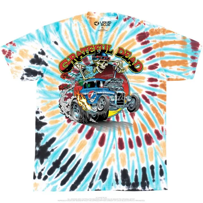 Liquid Blue TShirt Men Steal Your Hot Rod TShirt