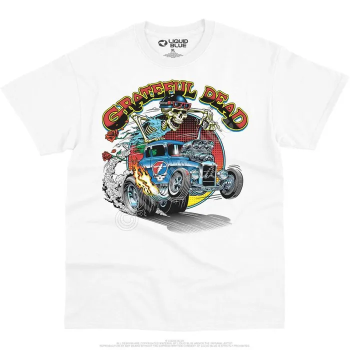 Liquid Blue TShirt Men Steal Your Hot Rod TShirt