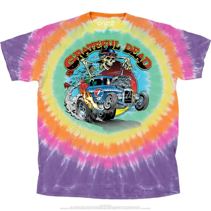 Liquid Blue TShirt Men Steal Your Hot Rod TShirt
